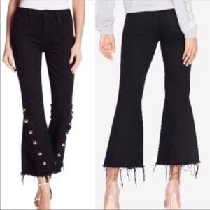 RACHEL Rachel Roy Black Flare Jeans